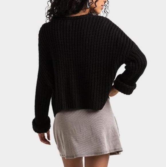 Francesca's Cable Knit Sweater - Picture 2 of 6
